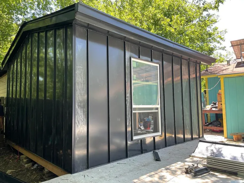 Black standing seam metal wall panels for Roof Inspection in Cromwell